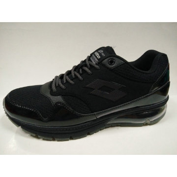 Saco de ar preto dos homens Outsole menos sapatas Running do choque